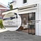 image 6 of Outsunny Electric Retractable Awning w/ Aluminium Frame Beige Cream | Beige
