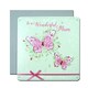 image 3 of Second Nature Handmade Unique Mother's Day Greeting Card Butterflies