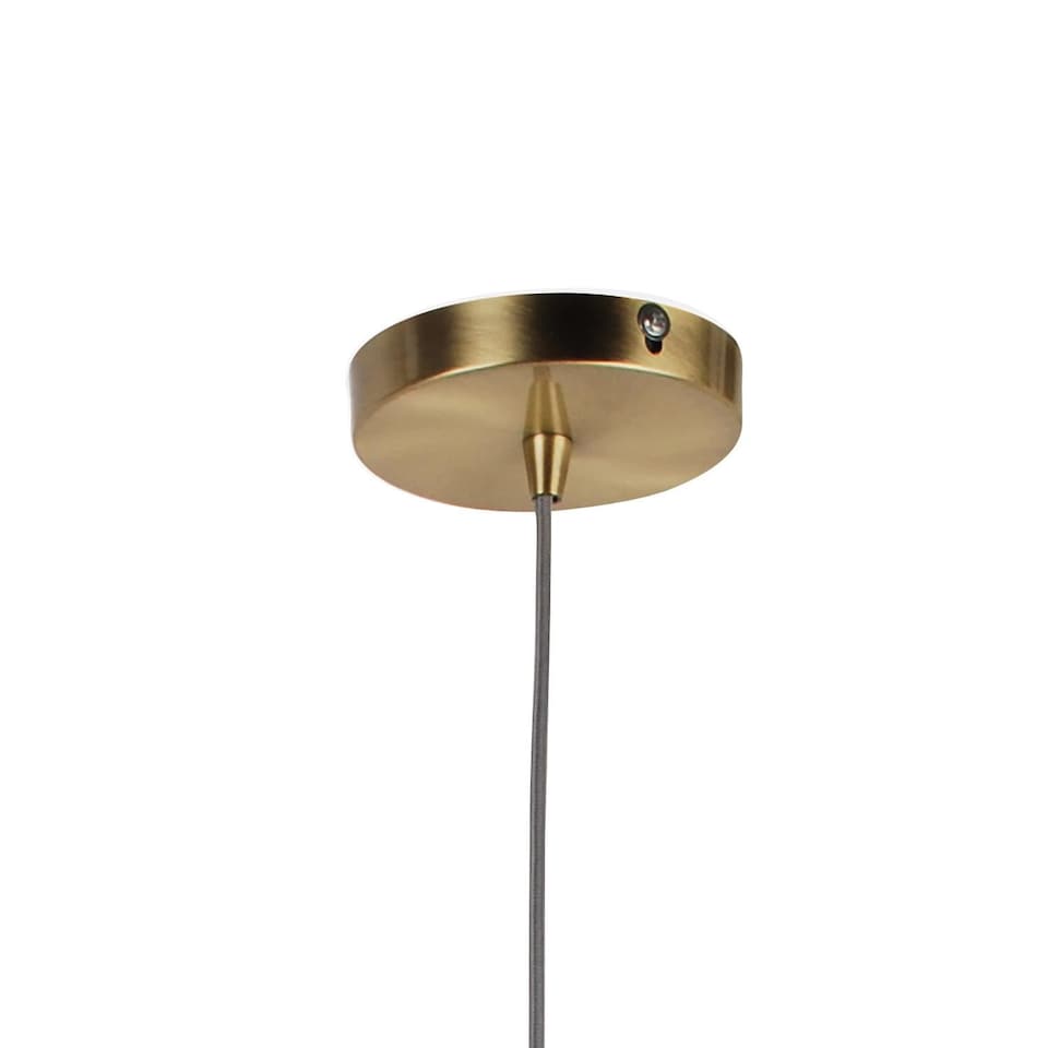 image 1 of Fluted Glass Design Pendant Fitting Finished with Clear Glass and Bronze Effect Colour | Bronze | Clear | 1