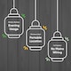image 5 of Gardenwize Pack of 6 Solar Hanging Flame Lantern Lights Outdoor | Black