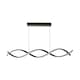 image 4 of ValueLights Infinity Black Double Twist Integrated LED Ceiling Light
