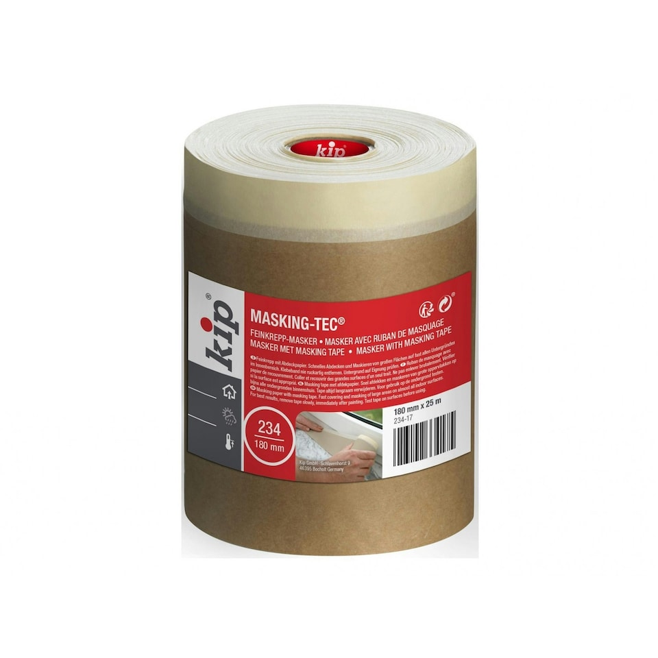 image 1 of Kip 234 Paper Masker Tape - Multi Colour - 180mm x 25m