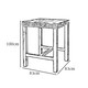 image 3 of Maya Rattan Bar Table - Whitewash White