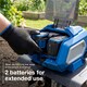 image 2 of Hyundai Brushless Cordless Tiller 36cm 14 Inch 40V (20Vx2) 4 Blades, 205mm Depth HY40CT36