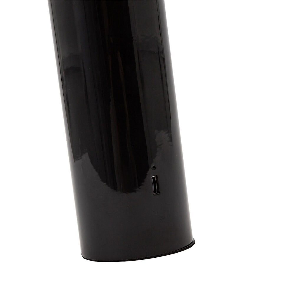 image 1 of Gloss Black Modern Mushroom Style Rechargeable LED Touch Dimmable Table Lamp | Black | Black | 1