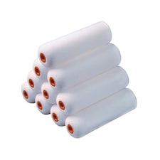 Stanley Hand Tools Mini Foam Gloss Sleeve 100mm (4in) (pack 10) - Multi Colour - 100mm (4in)