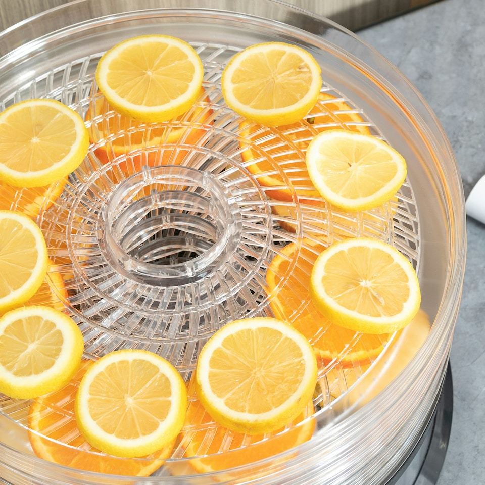 image 1 of HOMCOM 5 Tier Food Dehydrator, 250W for Fruit, Meat, Vegetable, LCD Display