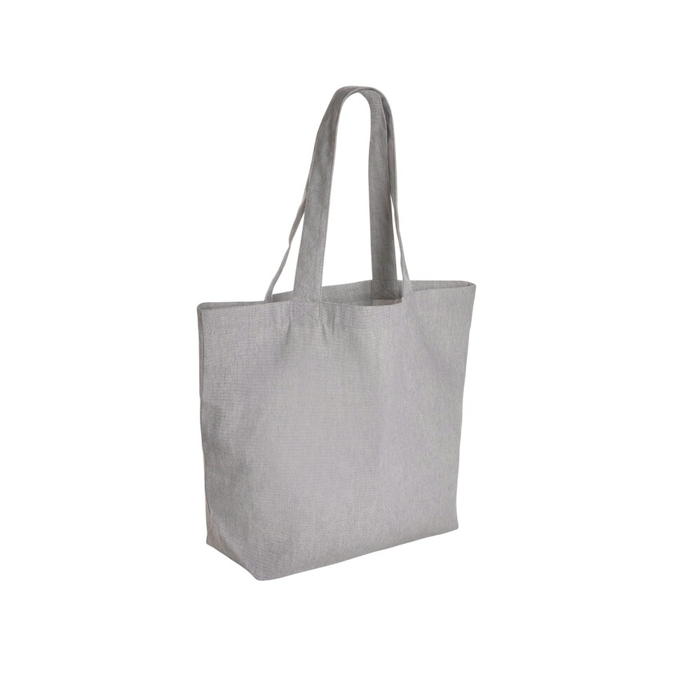 image 1 of XD Collection Recycled Canvas Undyed Tote Bag - Grey - One Size Grey