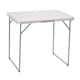 image 1 of 80cm Portable Folding Outdoor Camping Kitchen Work Top Table | White