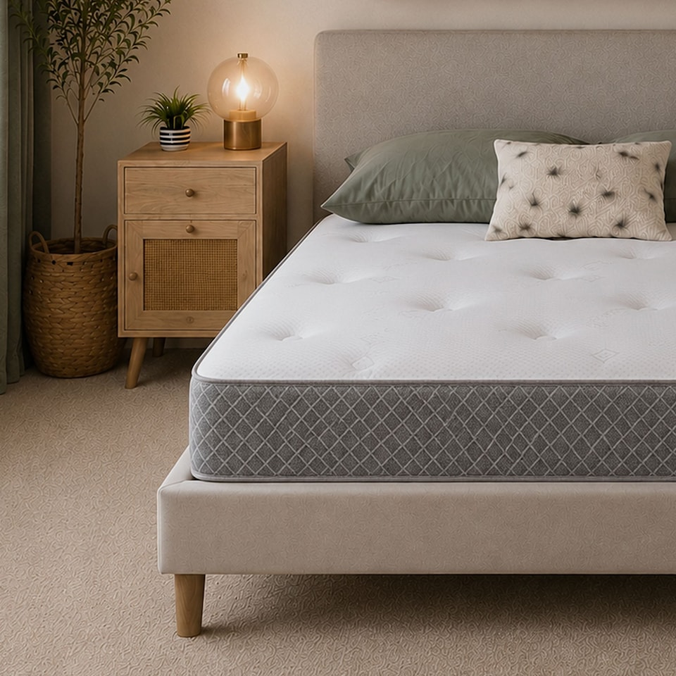 image 1 of Nebraska 18cm Hybrid Memory Foam Spring Mattress CoolTouch Cover