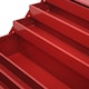 image 7 of 4 Tier 7 Tray Heavy Duty Metal Cantilever Tool Box | Red