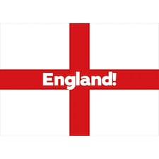 A2 England Party Sign Decoration 59cm x 42cm