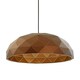 image 3 of Interiors by Premier Medium Coffee Dome Pendant Light