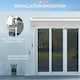 image 6 of Outsunny Garden Sun Shade Canopy Retractable Awning, 4 x 3(m), Grey 