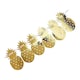 image 2 of Creative Party Twine Pineapple Banner - Gold - One Size