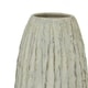 image 2 of Lorenzo Tall Fin Vase - Ceramic - L27 x W27 x H70 cm - White White