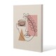 image 1 of minimal line drawing of womans face (Canvas Print) 77 x 51 x 4cm