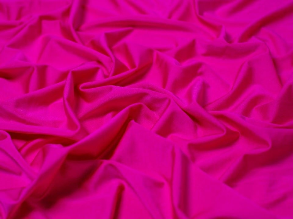 Minerva Core Range Pink Glossy Activewear Lycra Four Way Stretch Knit Fabric for Dressmaking, 150cm / 59" Wide - per metre