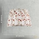 image 7 of Traditional Red and Green Floral Cotton Fabric Pleated Lamp Shade