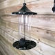 image 3 of Tom Chambers Oriental Stylish Garden Wild Bird Hanging Green Metal Mealworm Feeder