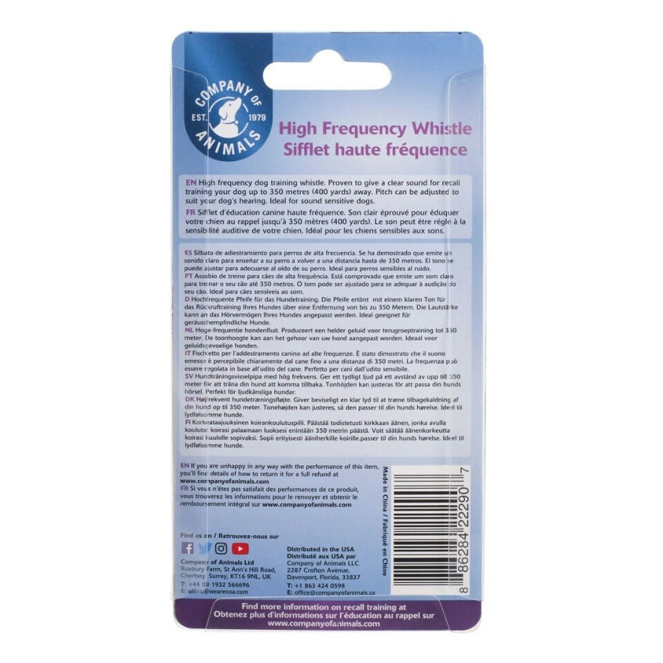 image 1 of Company of Aminals High Frequency Whistle