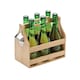 image 3 of MidOcean Bamboo 6 Bottles Cabas Beer Caddy - Wood - One Size | Brown | One Size