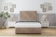 image 1 of Sloomy Madison Mink Naples Divan Bed With Mattress 2 Drawers Left Side With 54" Floor Standing Headboard & 12" Matching Footboard 4'6 Double | Brown | Mink | Double | 1