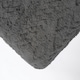 image 4 of OHS Cable Knit Sherpa Texture Blanket Throw, 130x160cm - Grey