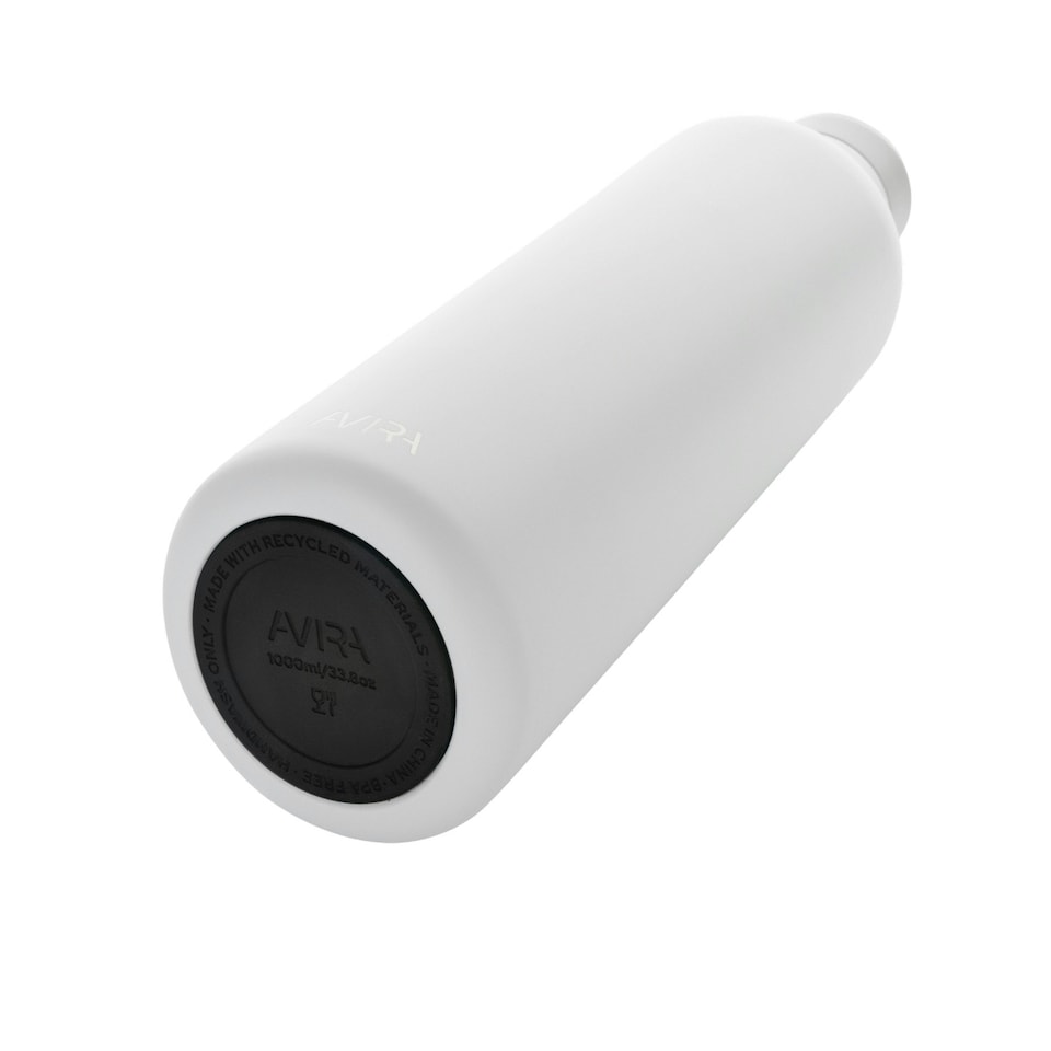 image 1 of Avira Avior Recycled Stainless Steel 1L Water Bottle - White - One Size White | One Size