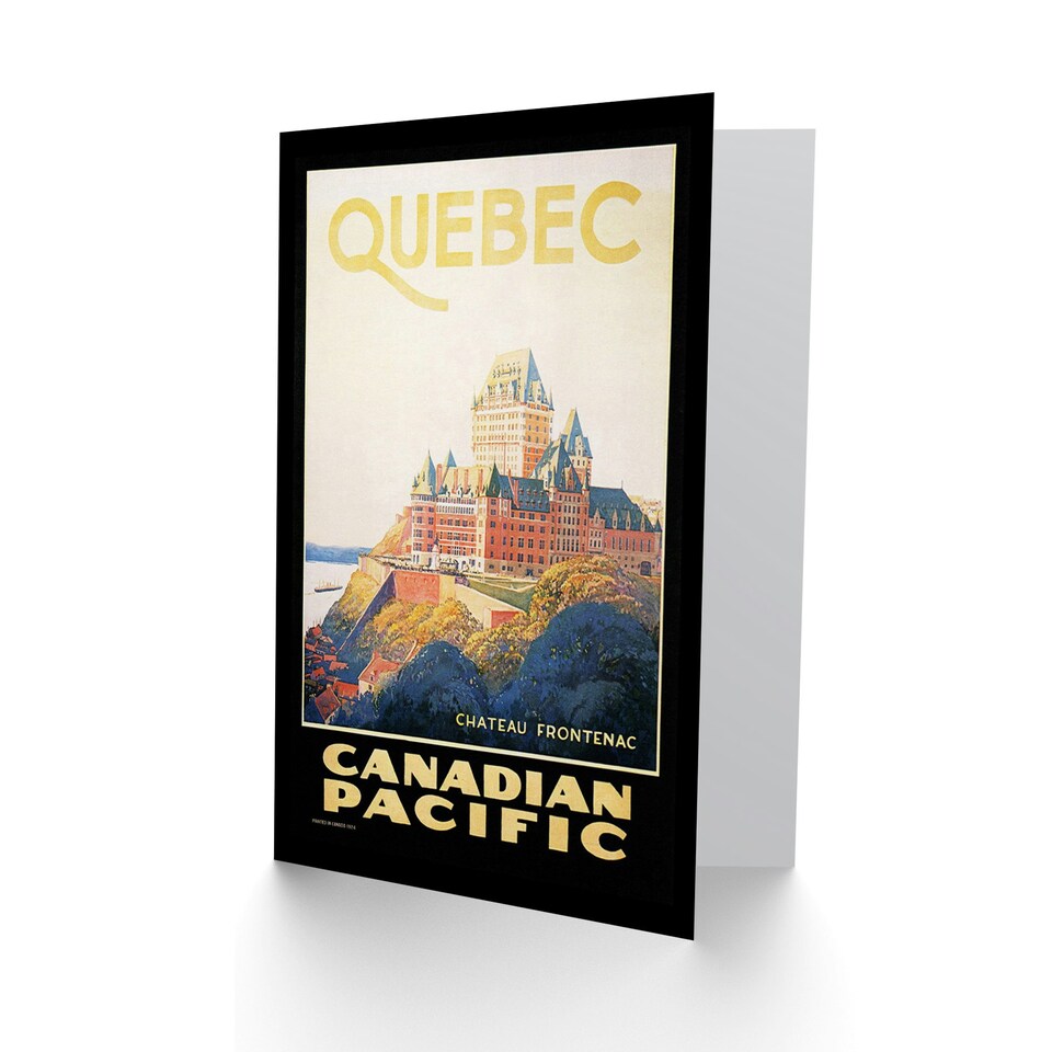 image 1 of Travel Quebec Canada Canadian Pacific Goodbye Card