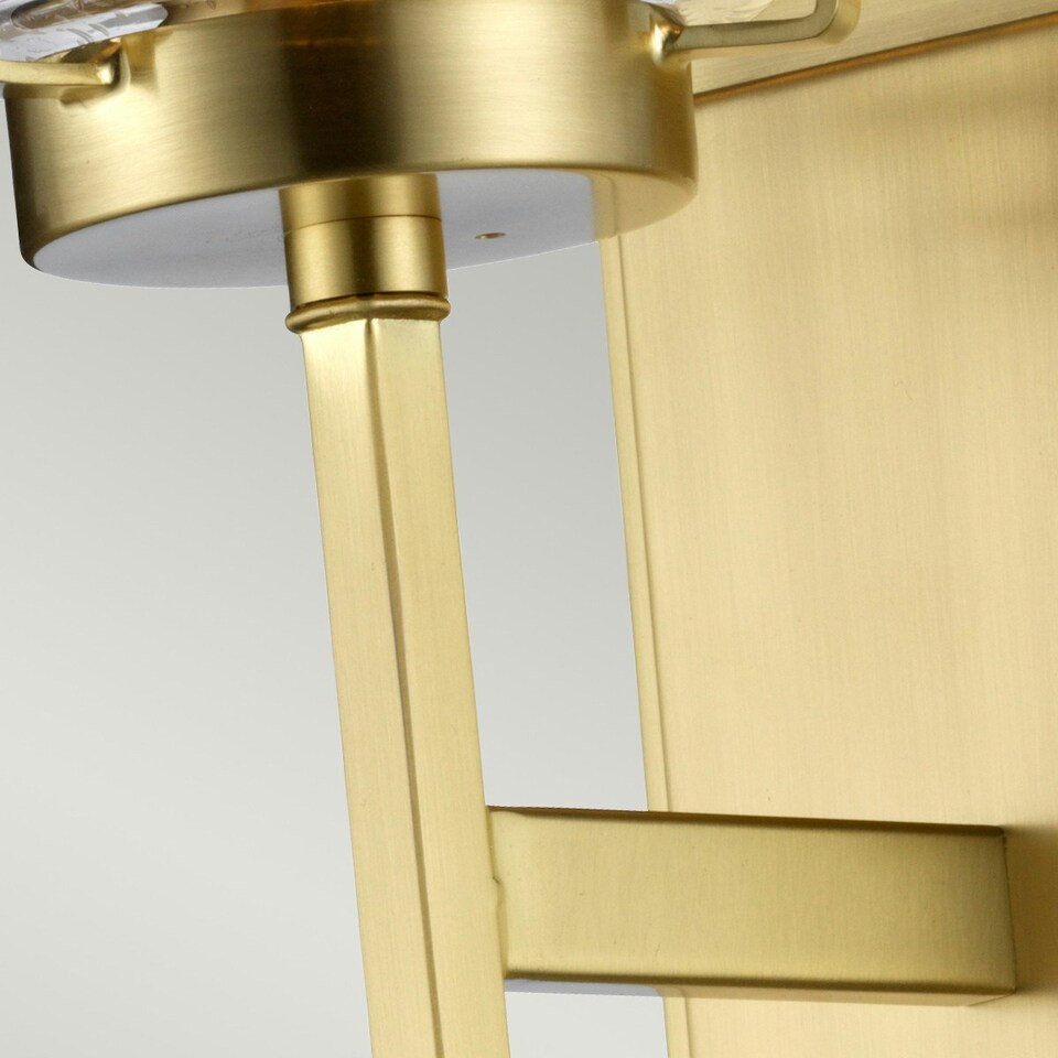 image 1 of Alton 1 Light Wall Light, Brushed Brass, IP44, E27