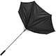 image 2 of Bullet Grace Golf Umbrella - Solid Black - One Size