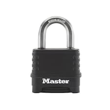 Master Lock Excell 4-digit Black Finish Combination 50mm Padlock - Multi Colour - One Size