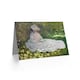 image 2 of Claude Monet Springtime Camille Doncieux Nature Portrait Greeting Card