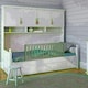 image 2 of Safetots Extra Wide Extra Tall Wooden Bed Guard, Grey, 60cm High x 140cm Wide, Toddler Bedrail for Safety, Secure Child Bed Rail