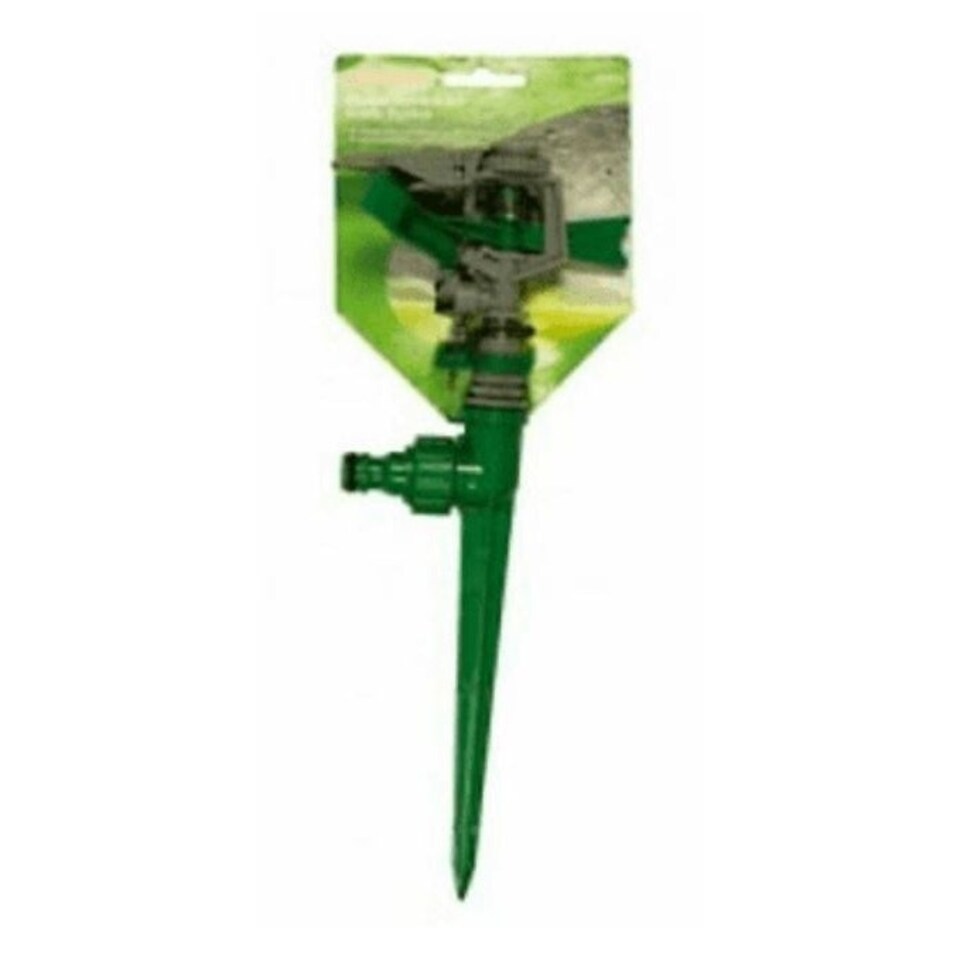 SupaGarden Pulse Sprinkler With Spike - Green - 34.5cm