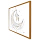 image 4 of Dream catcher with crescent moon (Picutre Frame) Black | XL