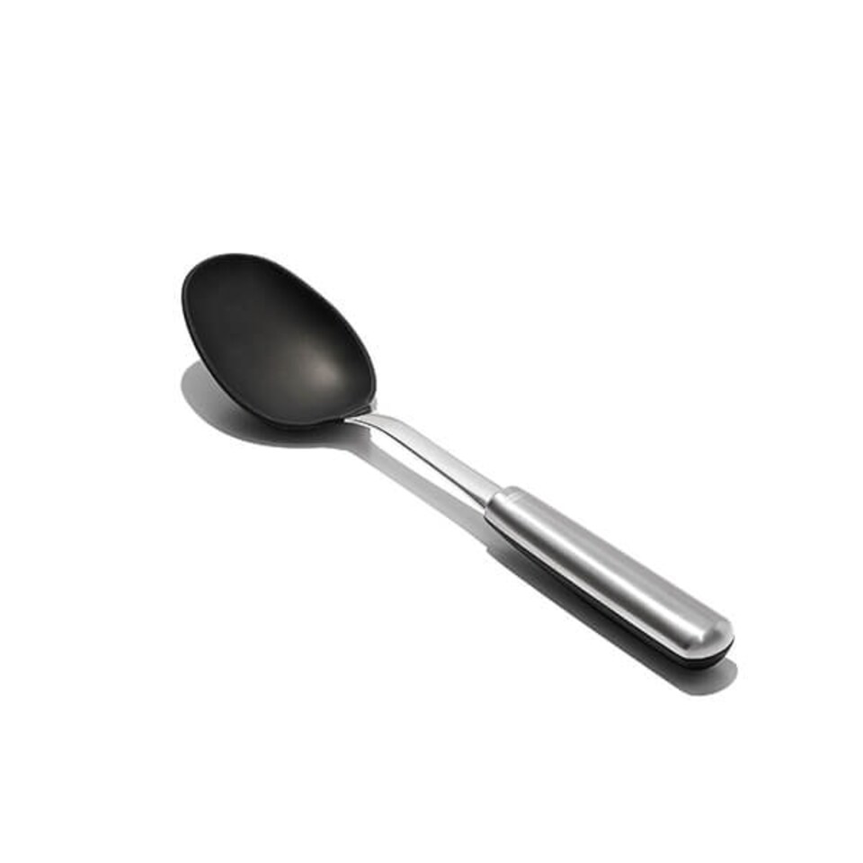 image 1 of OXO Good Grips Steel Silicone Cooking Spoon