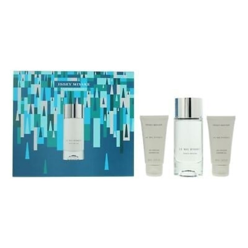 image 1 of Issey Miyake Le Sel D'Issey Eau de Toilette 100ml + 2 x Shower Gel 50ml Gift Set