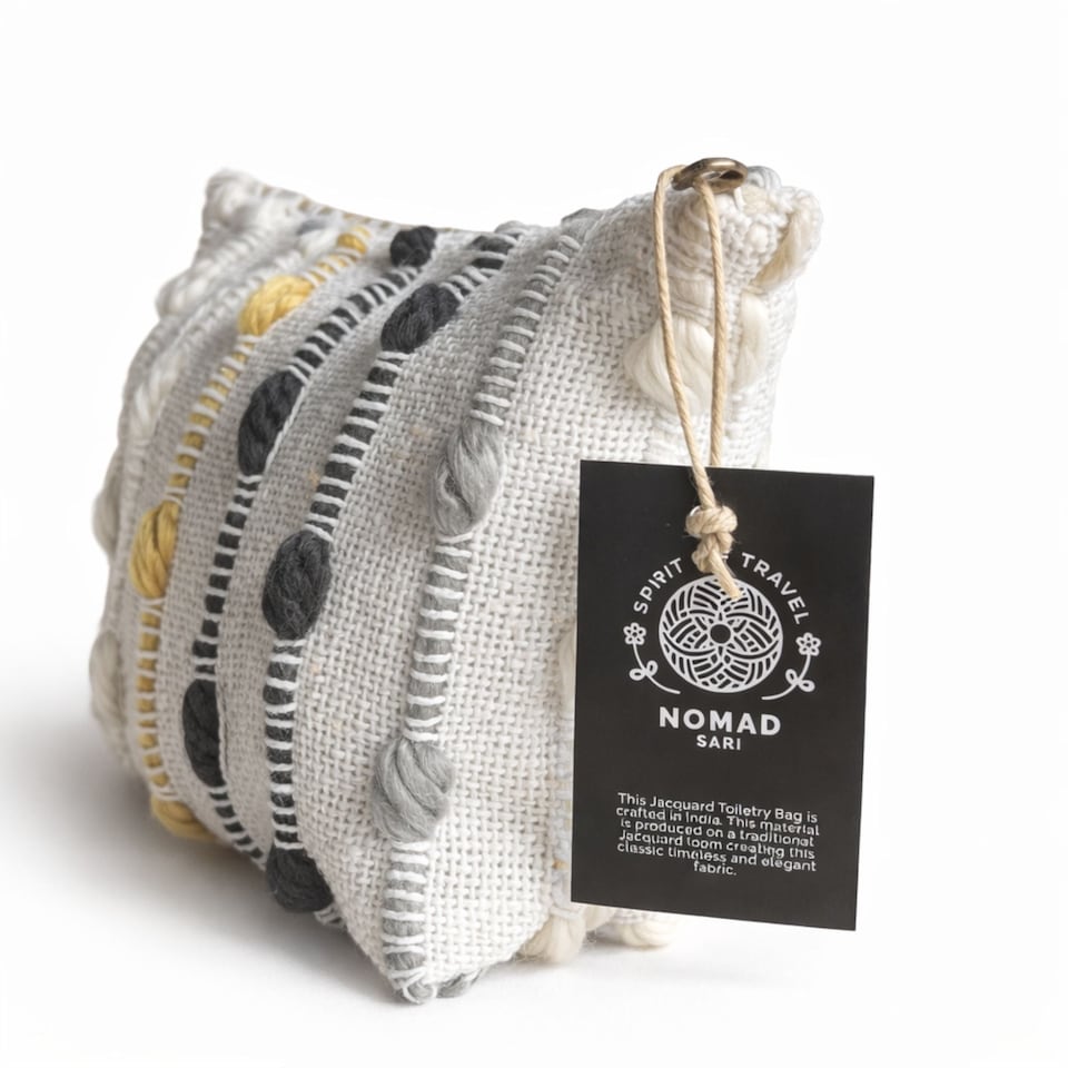 image 1 of Serenityy Nomad Sari Toiletry Bag - Hippie Knot