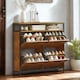 image 2 of Industrial 4 Drawer Shoe Storage Rack Hallway Organiser