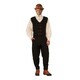 image 1 of Bristol Novelty Mens Steampunk Vest - Black - One Size One Size