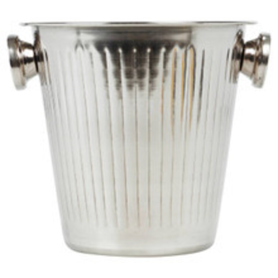 image 1 of Stainless Steel Champagne Cooler Bucket | Silver | 22 x 21 x 22 | 1