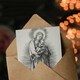 image 3 of Albrecht Durer Art Card The Virgin on a Crescent Moon