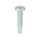 image 1 of Timco - Metal Construction Sheet & Framing Screws - PH - Low Profile Pancake - Exterior - Silver Organic (Size 5.5 x 26 - 500 Pieces)