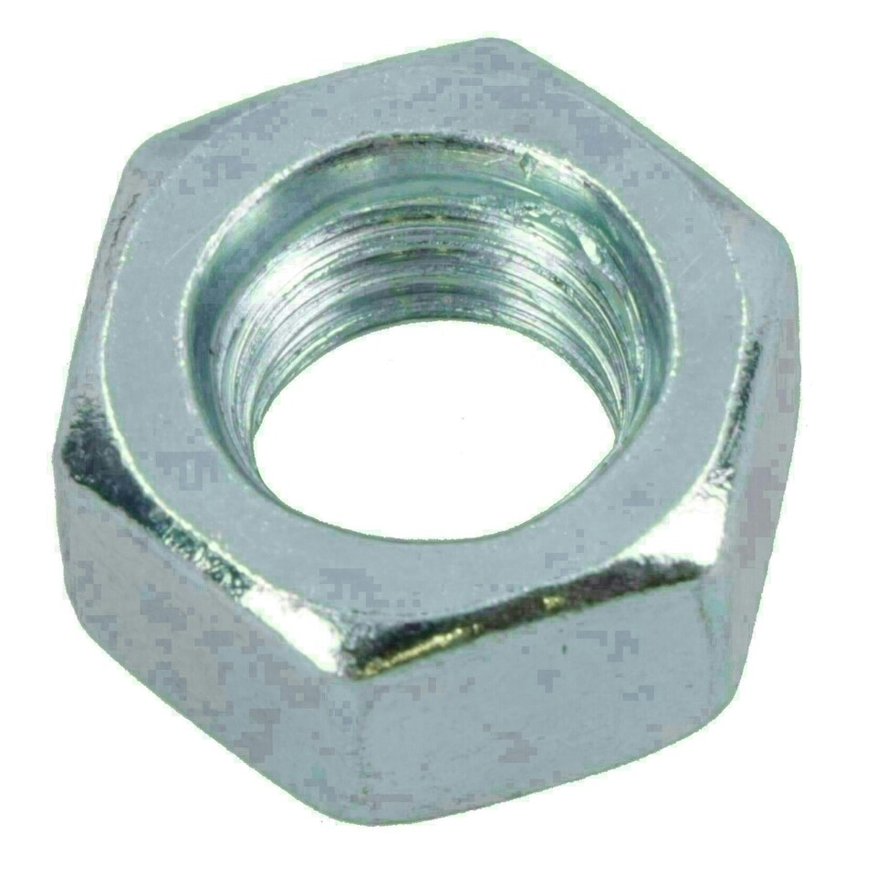 image 1 of M10 x 1.5mm Hex Full Nut Fastener Hexagonal Metric Nuts Grade 8 Zinc Plated 20pk