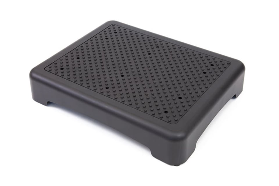 image 1 of The Ramp People Plastic Half Step 9cm Anti-slip Self-draining Surface - Black - Outdoor & Indoor Use