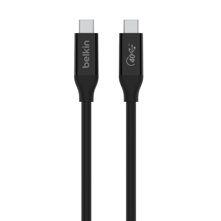 Belkin Inz001Bt0.8Mbk Usb Cable Usb4 Gen 3X2 0.8 M Usb C Black Inz001Bt0.8Mbk