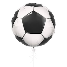 Football Shaped Round Foil Helium Balloon 46cm / 18 in | Multi