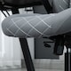 image 8 of Vinsetto Gaming Chair, Office Desk Chair, Comfy Computer Chair with Adjustable Arms and Rolling Wheels for Home Work Study, Charcooal Grey